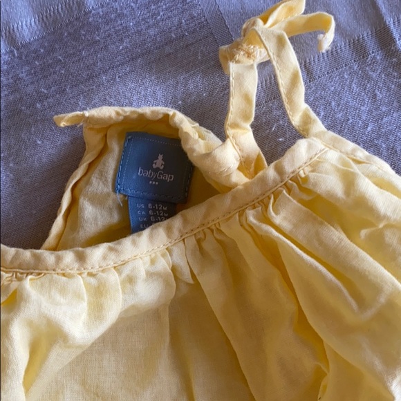 Baby Gap Yellow Tie Strap Sundress - Picture 3 of 3